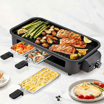 appareil a raclette noir