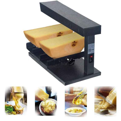 appareil a raclette traditionnel avec images fromage