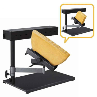 appareil a raclette traditionnel fromage carre et demie roue