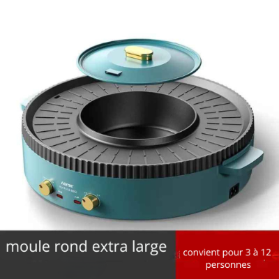 appareil fondue chinoise moule rond extra large 3 12 personnes