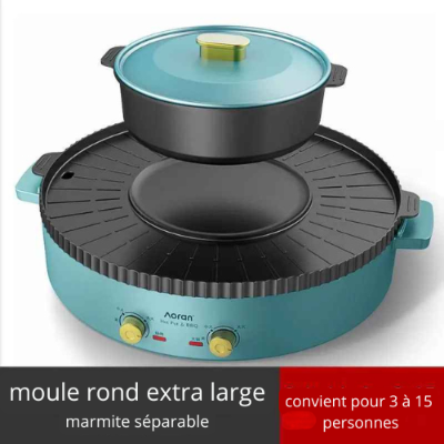 appareil fondue chinoise moule rond extra large 3 15 personnes