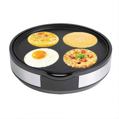 crepiere electrique garnie nourriture