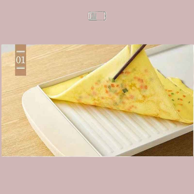 cuisson omelette sur plancha electrique grill