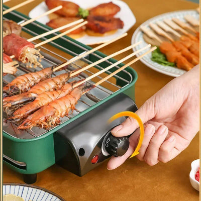 demonstration bouton temperature grill plancha electrique