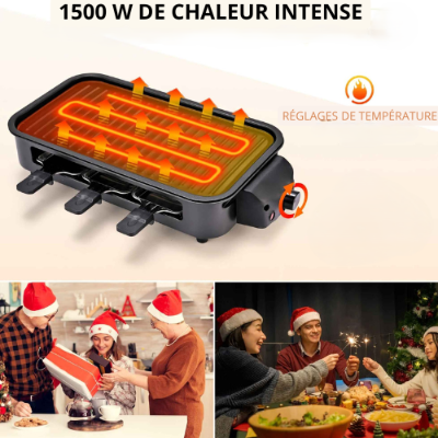 demonstration chaleur appareil a raclette