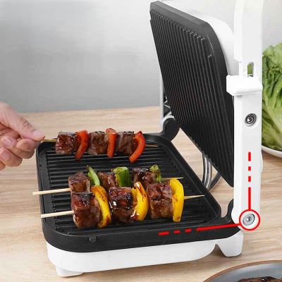 demonstration cuisson brochettes grill panini