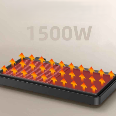 demonstration diffusion chaleur grill electrique plancha