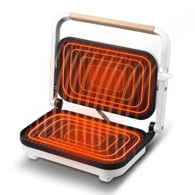 demonstration distribution chaleur grill panini