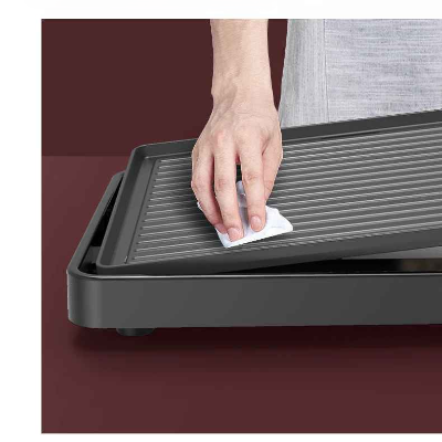 demonstration nettoyage facile grill electrique plancha