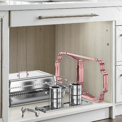 demonstration rangement facile chauffe plat