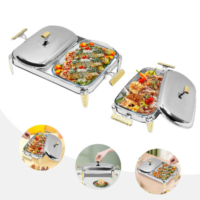 differentes vues chafing dish
