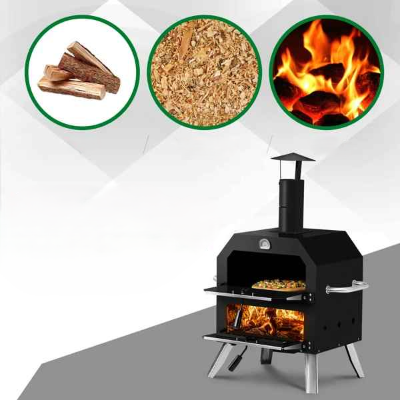 differents combustibles four a pizza bois