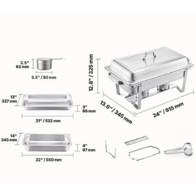 dimensions chauffe plat argent
