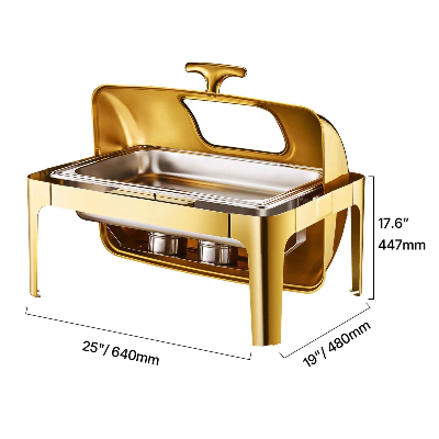 dimensions chauffe plat or