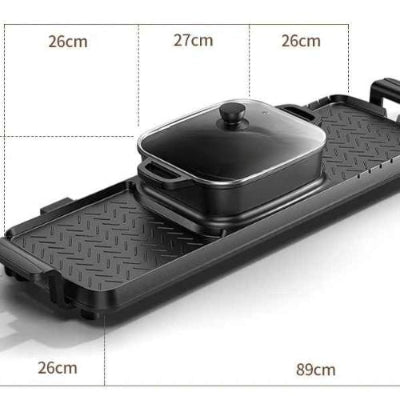 dimensions plancha electrique