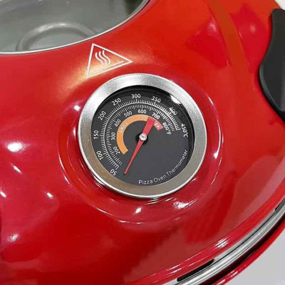 four a pizza electrique gros plan thermometre