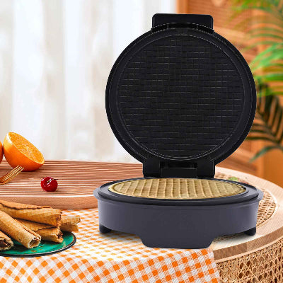 gaufrier sur table avec gaufre