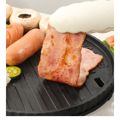 grill electrique plancha demonstration nourriture colle pas