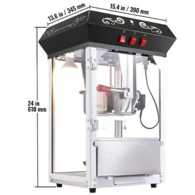 machine a pop corn dimensions