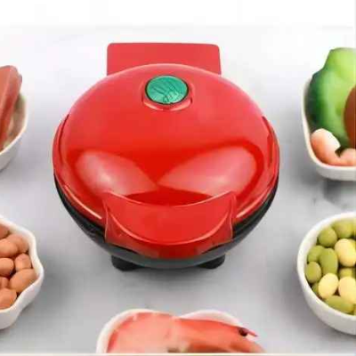 mini gaufrier rouge