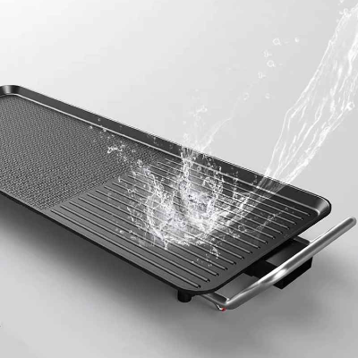 plancha electrique demonstration lavage facile
