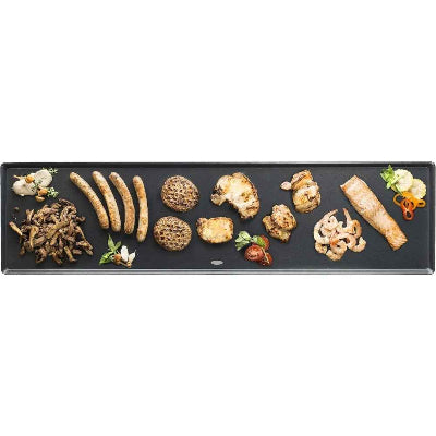 plancha electrique seule garnie nourriture