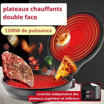 plateaux chauffants four a pizza electrique