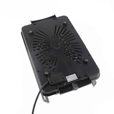 vue dessous appareil a raclette