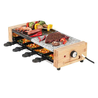 appareil a raclette deux plaques differentes