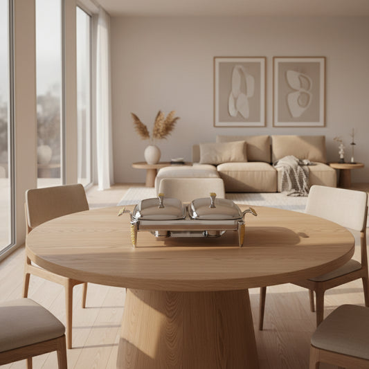 chafing dish double compartiment