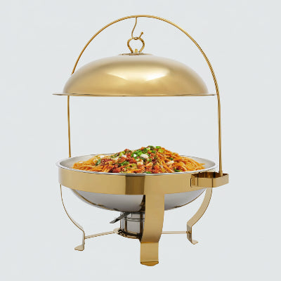 chauffe plat couvercle suspendu crochet rempli nourriture