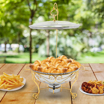 chauffe plat sur table exterieur