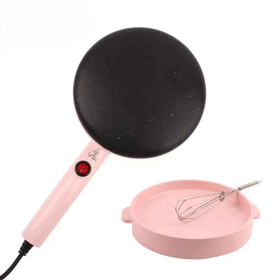 crepiere electrique rose avec bol