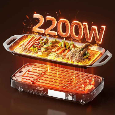 demonstration diffusion chaleur plancha electrique grill