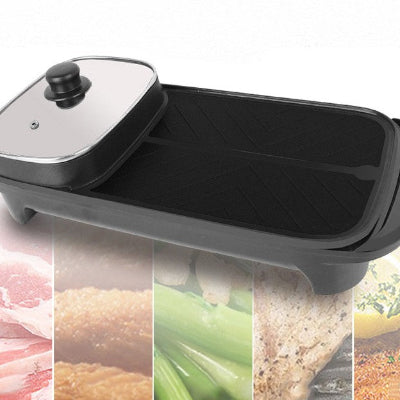demonstration plancha electrique grill differentes utilisations