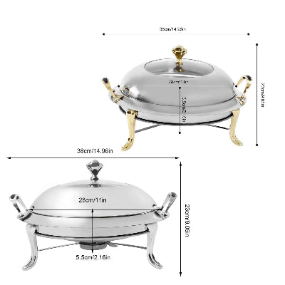dimensions deux chauffe plat