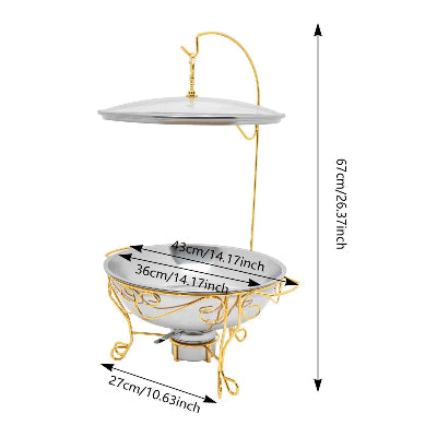 divers composantes dimensions chauffe plat
