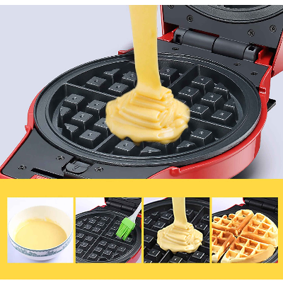 etapes pour faire gaufres avec gaufrier