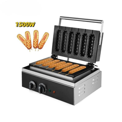gaufrier garni gaufres hot dog