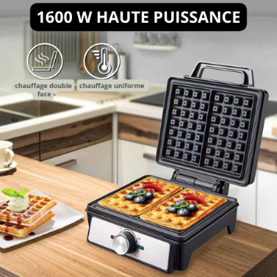 gaufrier liegeois sur comptoir dans cuisine