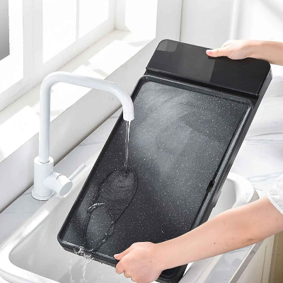 lavage facile plancha electrique