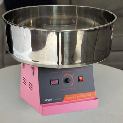machine barbe a papa vue pres