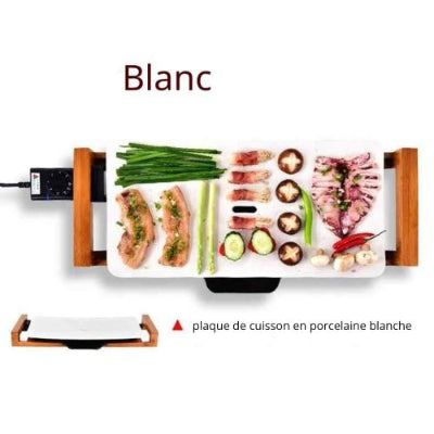 plancha electrique blanche
