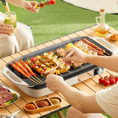 plancha electrique grill sur table pique nique