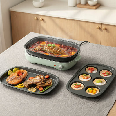 plancha electrique trois options