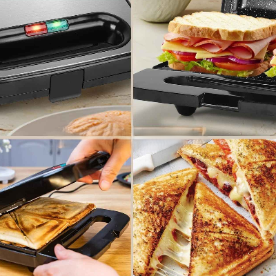 quatre images appareil a croque monsieur