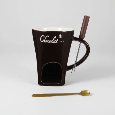 tasse fondue chocolat noire