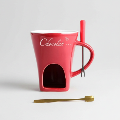 tasse fondue chocolat roue